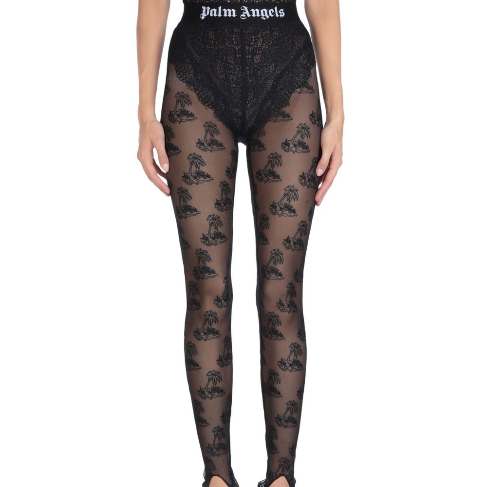 Palm Angels lace pant leggings